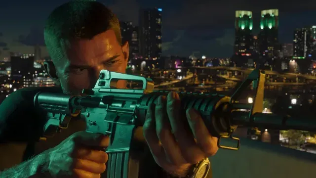 Capa da notícia: Rockstar confirma mudança radical no sistema de armas de GTA VI: inventário limitado e NPCs reagem de forma realista